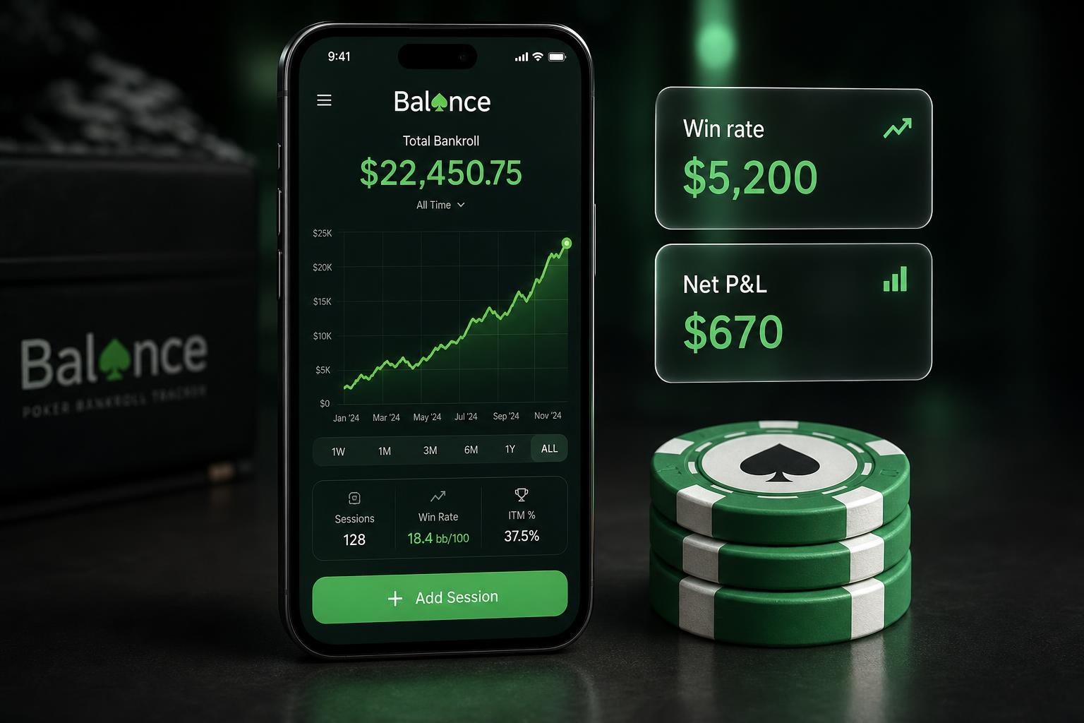 Balnceo poker night settlement dashboard